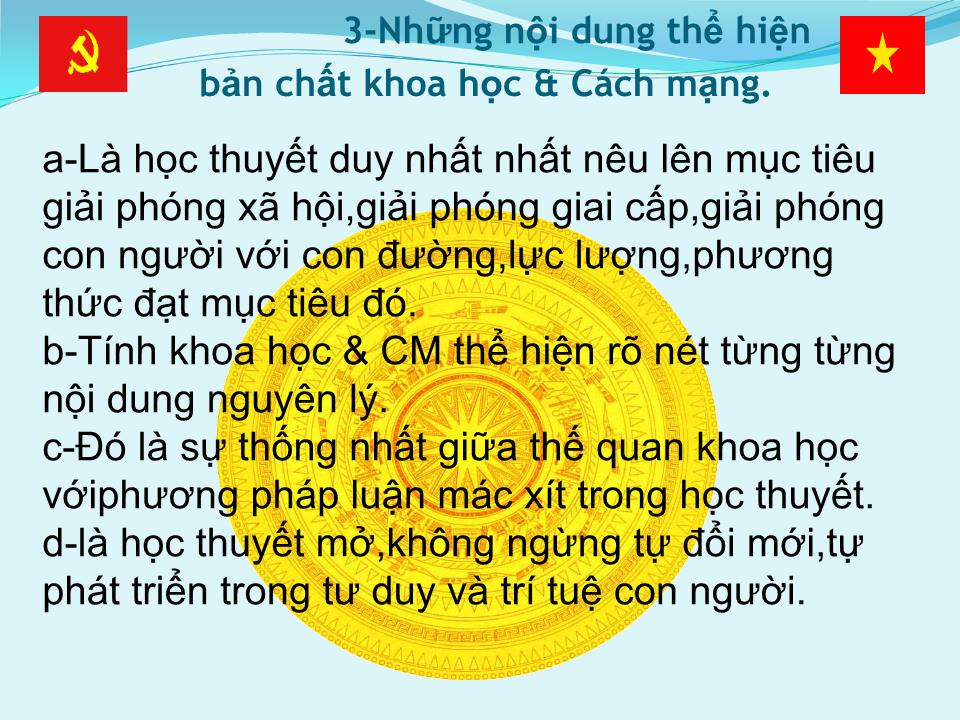 Bài giảng Chủ nghĩa Mác Lênin và tư tưởng Hồ Chí Minh Là nền tảng tư tưởng và kim chỉ nam cho hành động trang 3