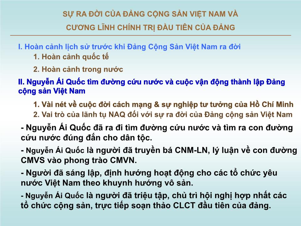Bài giảng Lịch sử Đảng cộng sản Việt Nam trang 5