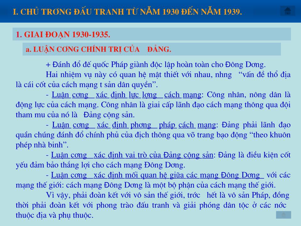 Bài giảng môn học Đường lối cách mạng của Đảng cộng sản Việt Nam - Chương 2: Đường lối đấu tranh giành chính quyền (1930-1945) trang 4