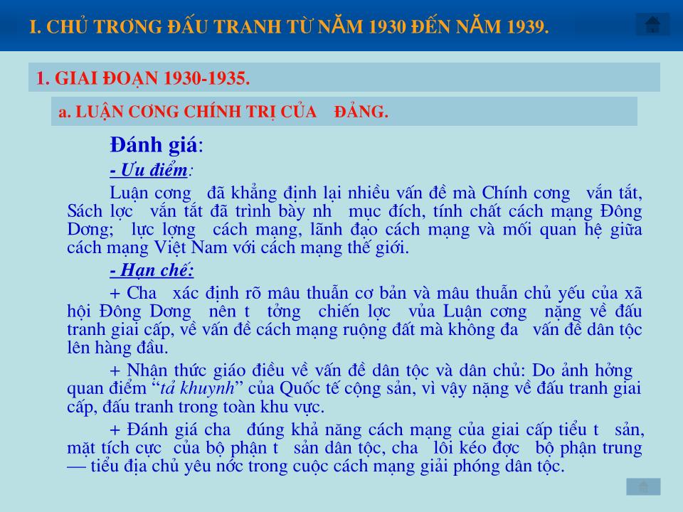 Bài giảng môn học Đường lối cách mạng của Đảng cộng sản Việt Nam - Chương 2: Đường lối đấu tranh giành chính quyền (1930-1945) trang 5