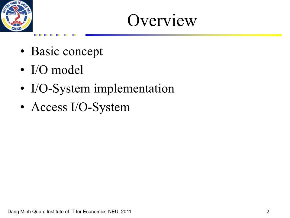 Bài giảng Operating System - Bài 8: Hệ thống phân tán trang 1