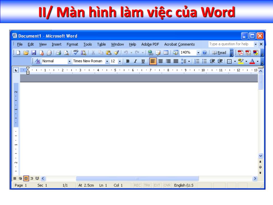 Bài giảng Tin học đại cương - Chương 4: Trình soạn thảo văn bản Microsoft Word - Nguyễn Quang Tuyến trang 3