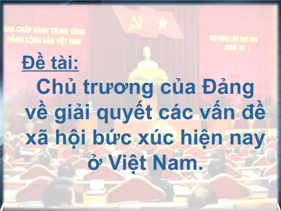 Bài thuyết trình Đường lối cách mạng của Đảng cộng sản Việt Nam trang 1