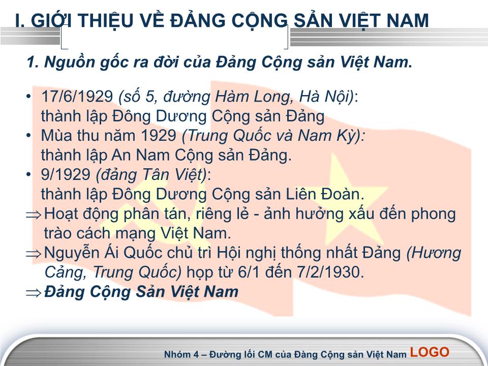 Bài thuyết trình Đường lối cách mạng của Đảng cộng sản Việt Nam trang 3