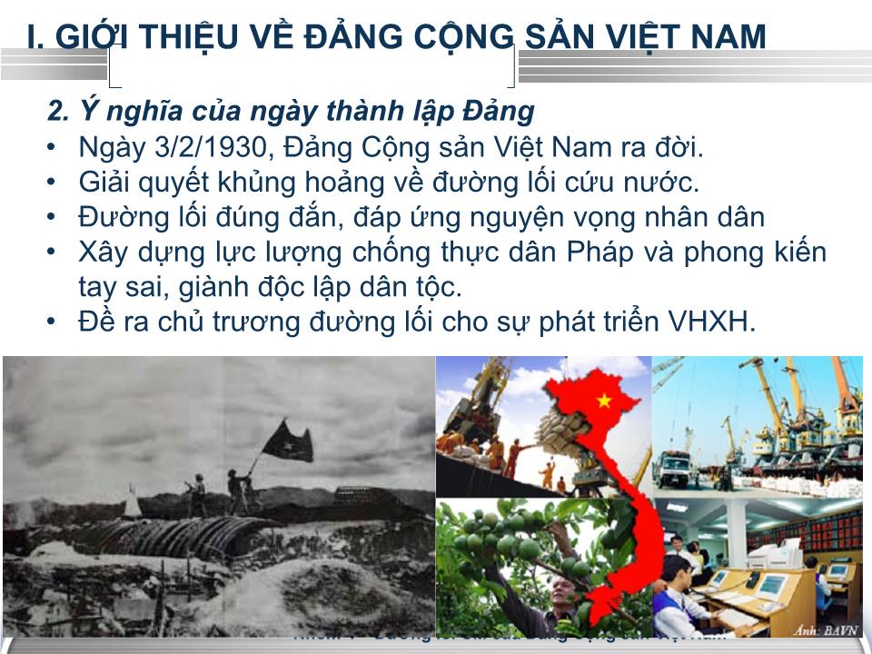 Bài thuyết trình Đường lối cách mạng của Đảng cộng sản Việt Nam trang 4