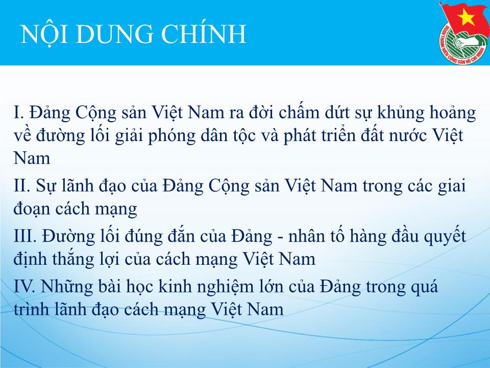 Chuyên đề Đảng cộng sản Việt Nam – Người tổ chức và lãnh đạo nhân dân giành những thắng lợi vĩ đại trang 1