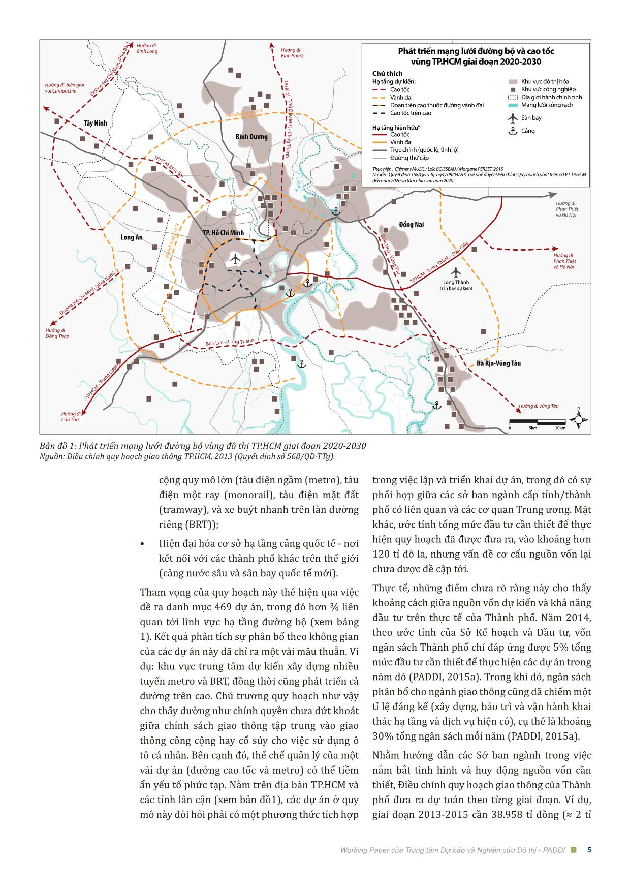 Đầu tư cơ sở hạ tầng giao thông tại thành phố Hồ Chí Minh công cụ, đổi mới và thách thức trang 5