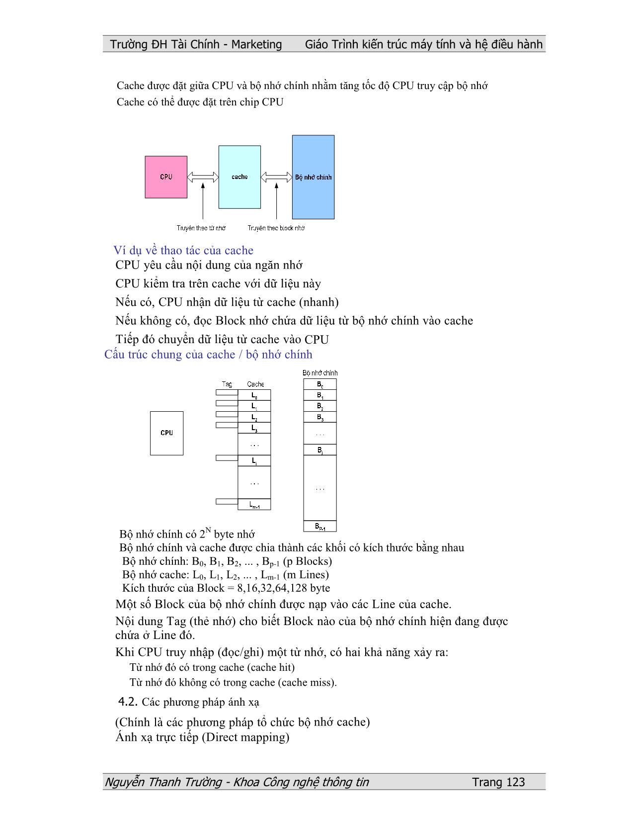 Giáo trình Kiến trúc máy tính và hệ điều hành (Phần 2) trang 5