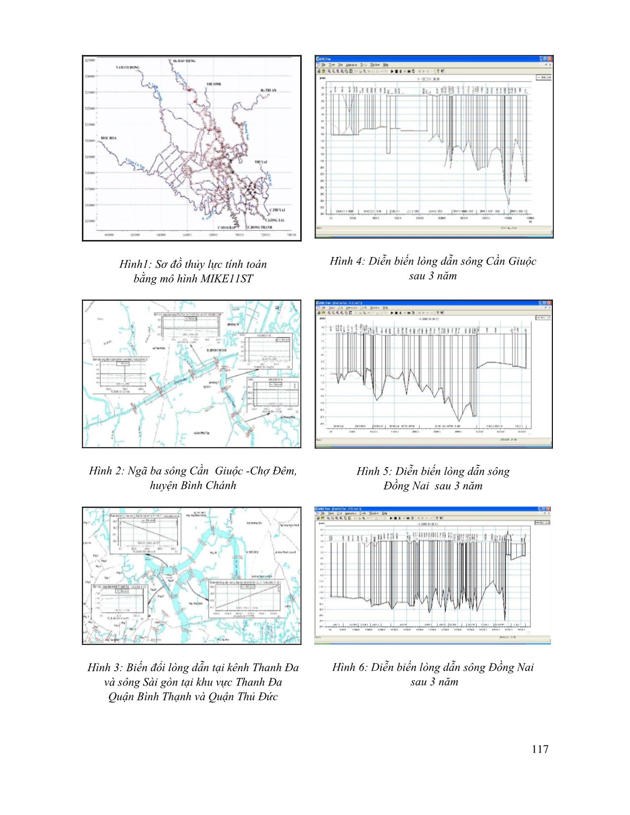 Một số vấn đề phân tích lựa chọn mô hình toán trong việc đánh giá diễn biến lòng dẫn sông Đồng Nai - Sài Gòn khu vực thành phố Hồ Chí Minh dưới ảnh hưởng của các công trình chống ngập trang 4