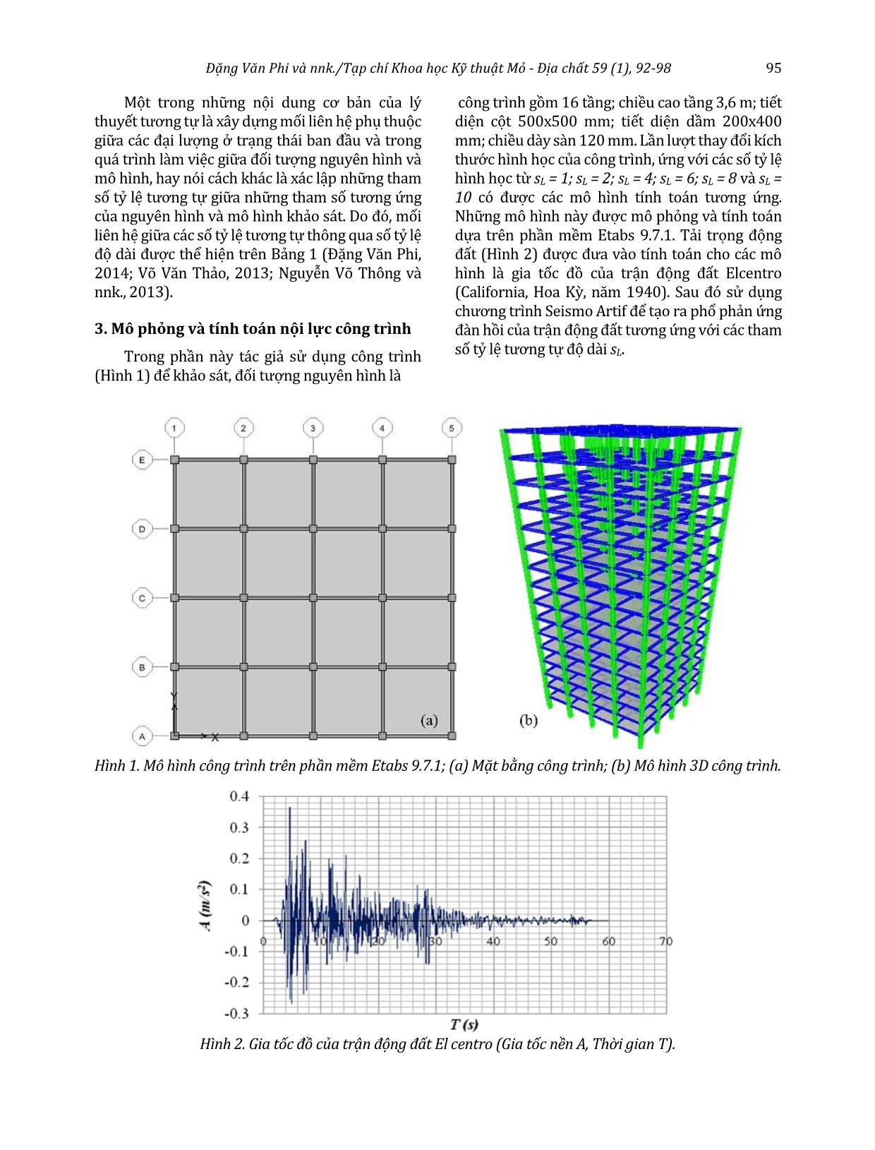 Ảnh hưởng của kích thước hình học đến sự thay đổi nội lực trong mô hình khung nhà nhiều tầng chịu tải trọng động đất trang 4