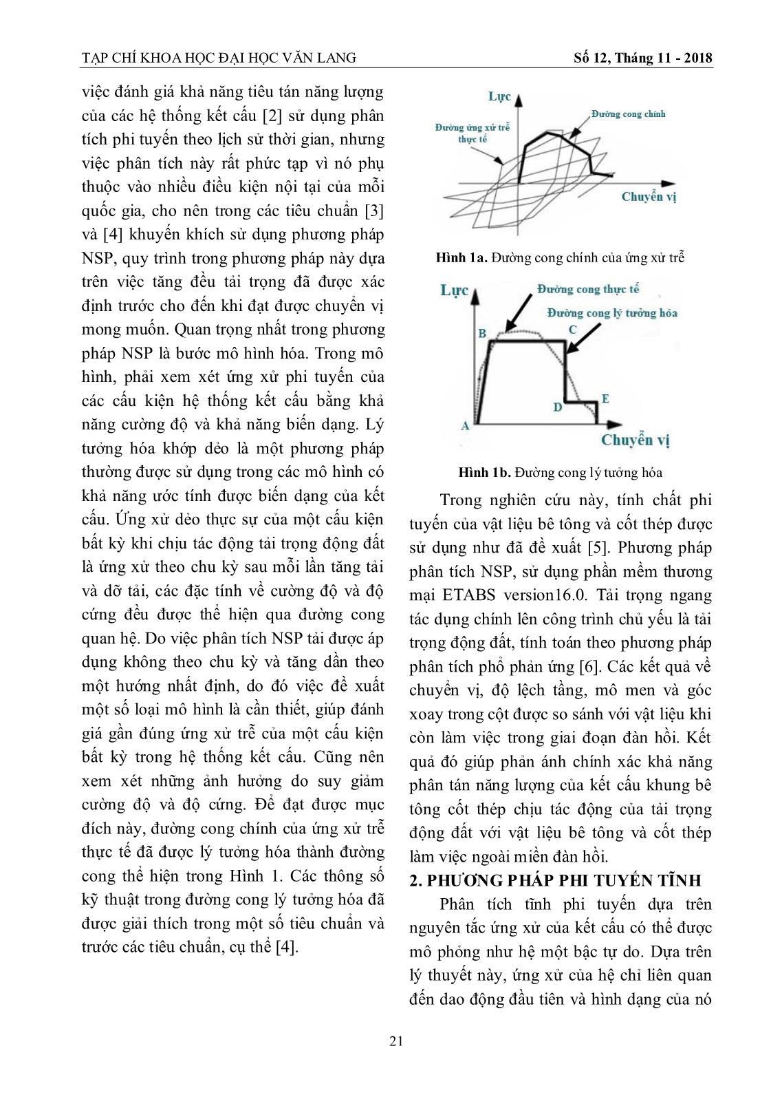 Áp dụng đường cong vật liệu FA-STM phân tích phi tuyến khung bê tông cốt thép trang 2