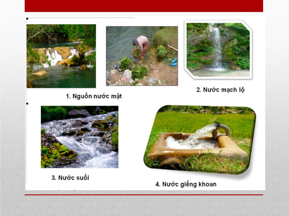 Bài giảng Hệ thống cấp nước cho vùng nông thôn Việt - Chương 2: Mô tả hệ thống cấp nước cộng đồng trang 4