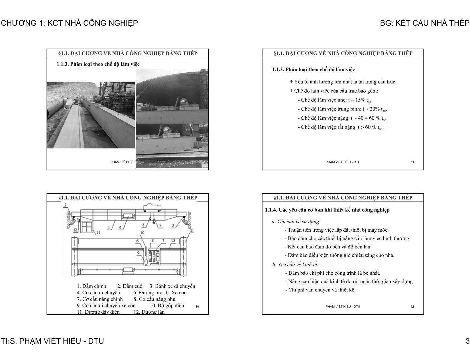 Bài giảng Kết cấu nhà thép - Chương 1: Kết cấu thép nhà công nghiệp một tầng trang 3