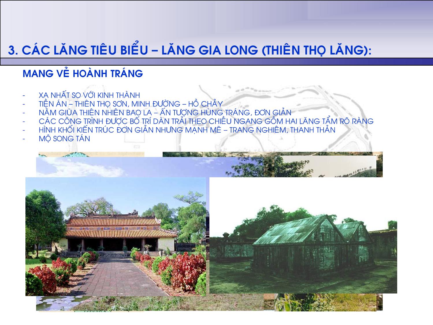 Bài giảng Lịch sủ kiến trúc Việt Nam - Bài 5: Lăng tẩm Huế trang 5