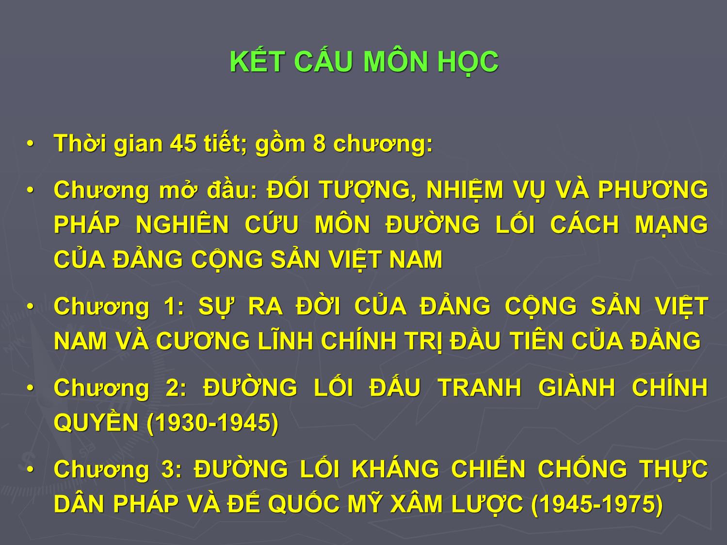 Bài giảng môn Đường lối cách mạng của Đảng cộng sản Việt Nam trang 2