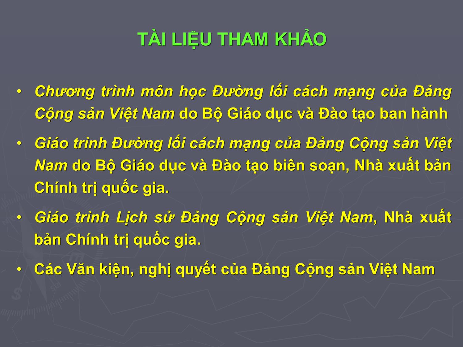Bài giảng môn Đường lối cách mạng của Đảng cộng sản Việt Nam trang 5