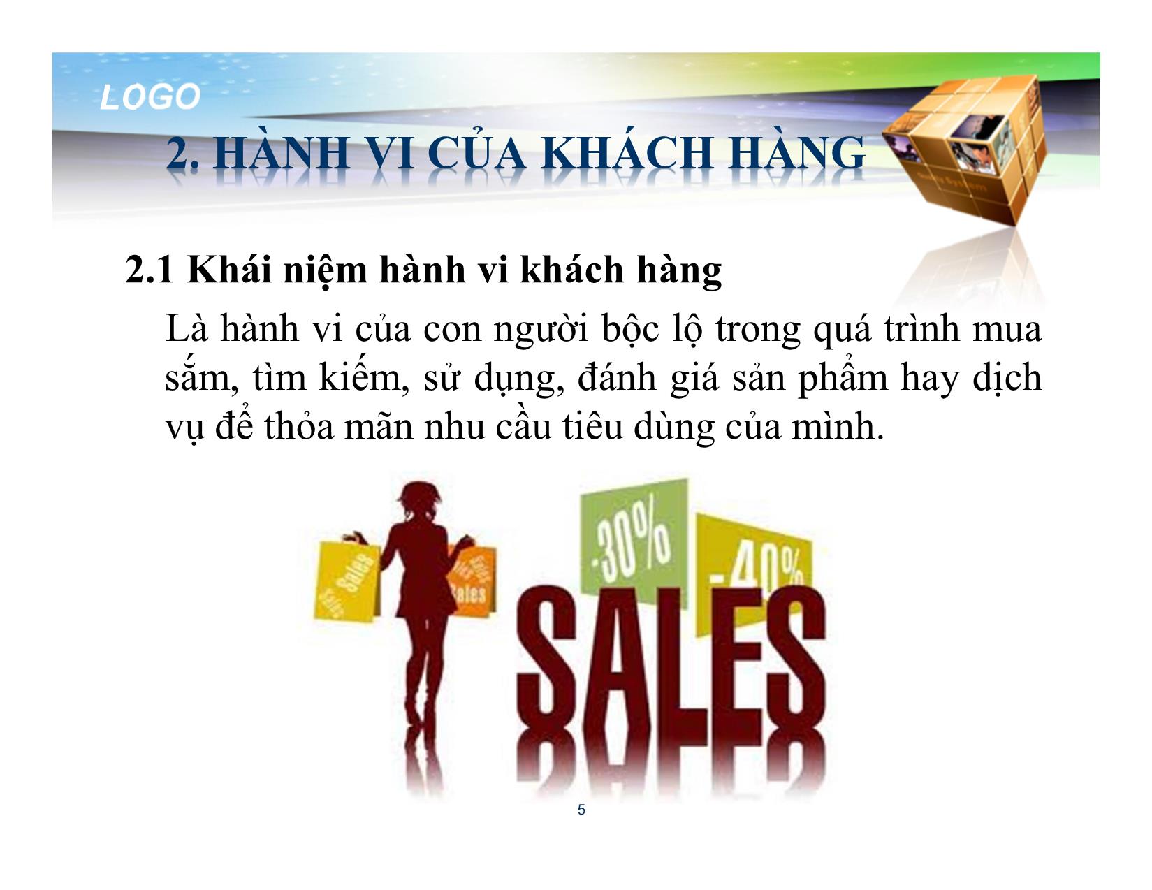 Bài giảng Quản trị bán hàng - Chương 4: Phân tích khách trang 5