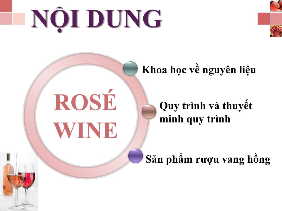 Bài thuyết trình Công nghệ lên men thực phẩm Rosé Wine trang 1