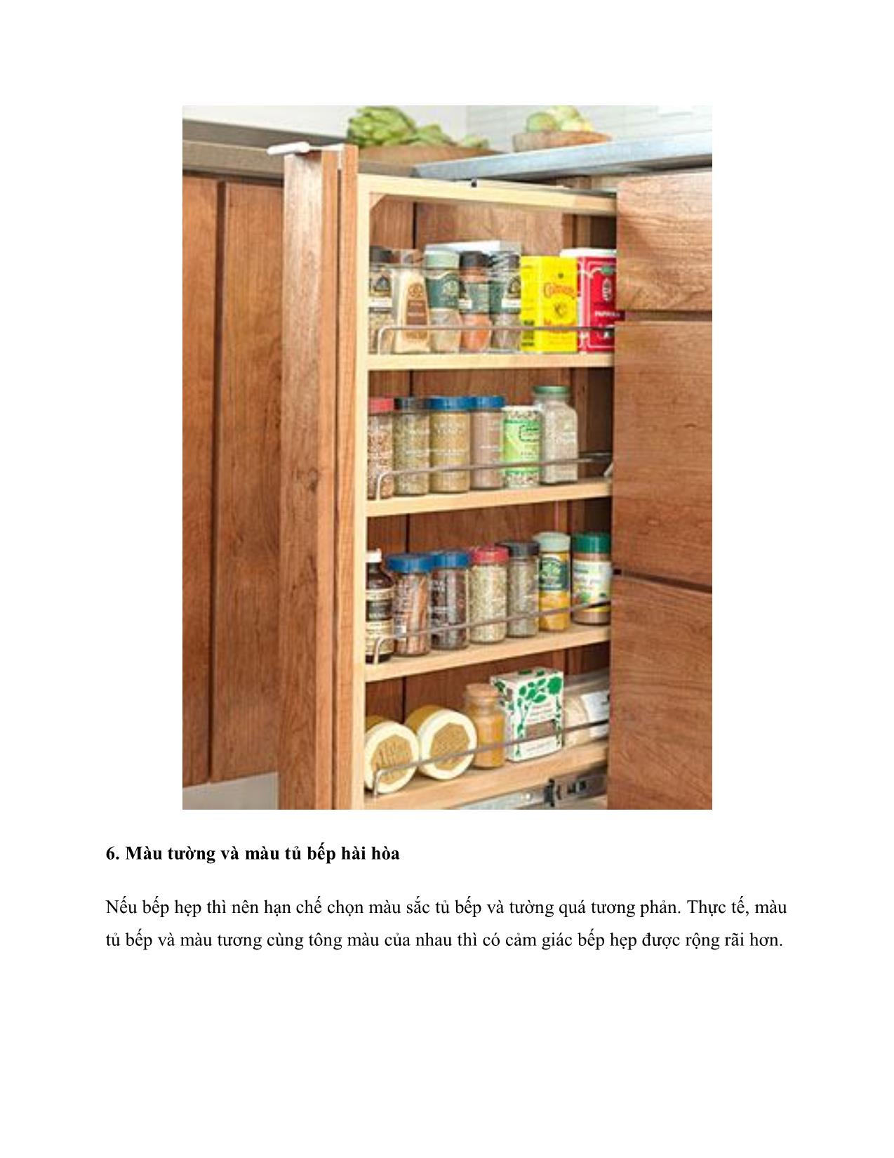 Cách tận dụng không gian nội thất cho căn bếp hẹp trang 5