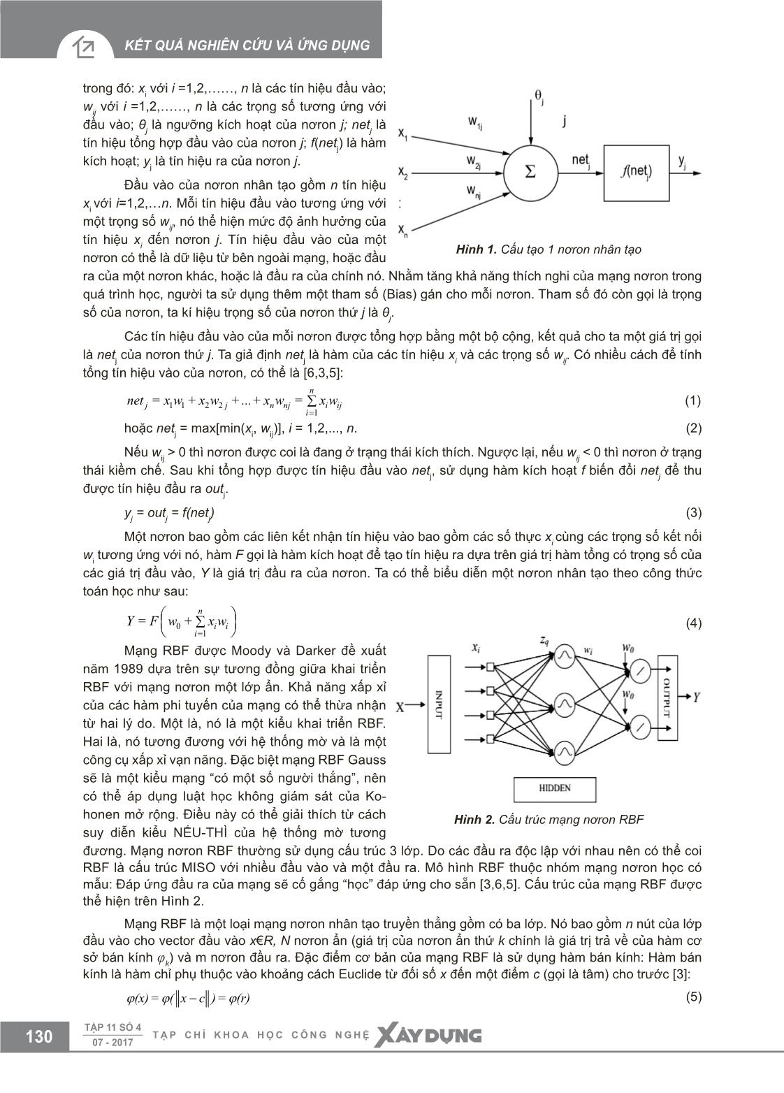 Chẩn đoán tình trạng kỹ thuật hộp số cơ khí trên cơ sở mạng nơron RBF trang 2