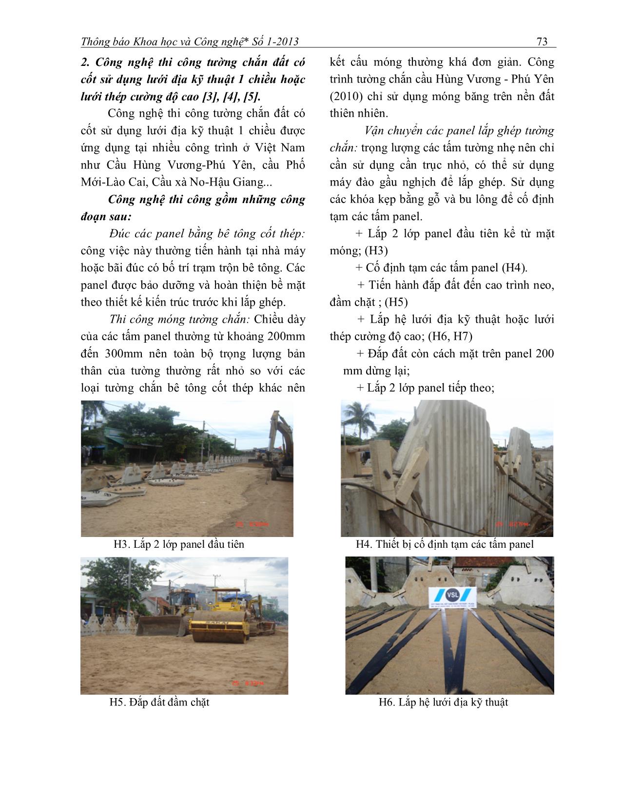 Công nghệ thi công tường chắn đất có cốt trang 2