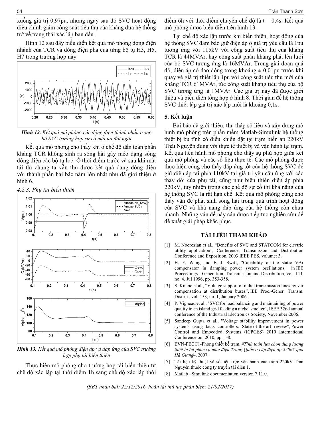 Đánh giá khả năng giữ ổn định điện áp của hệ thống bù tĩnh tại trạm 220 Kv Thái Nguyên bằng Simulink trang 5