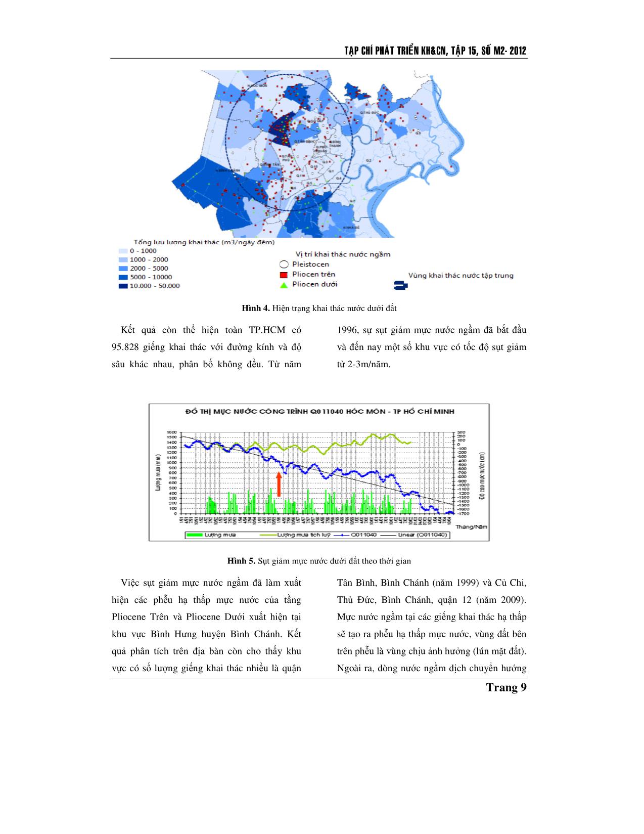 Giải pháp GIS trong quản lý nước dưới đất khu vực thành phố Hồ Chí Minh trang 5