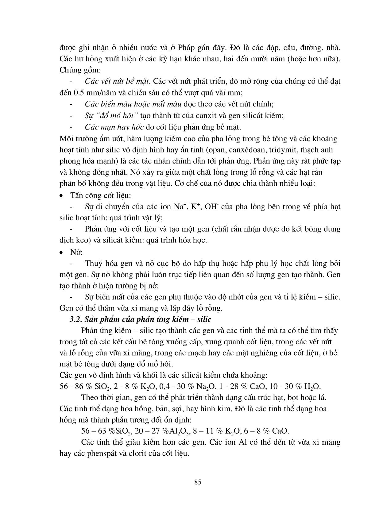 Giáo trình Bê tông cường độ cao và chất lượng cao (Phần 2) trang 4