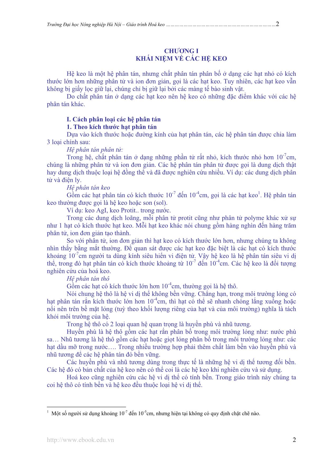 Giáo trình Hóa keo trang 3