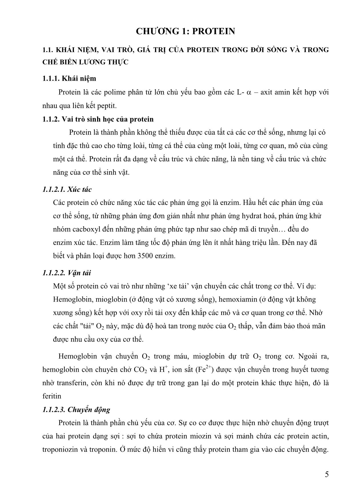 Giáo trình Hóa sinh (Phần 1) trang 5
