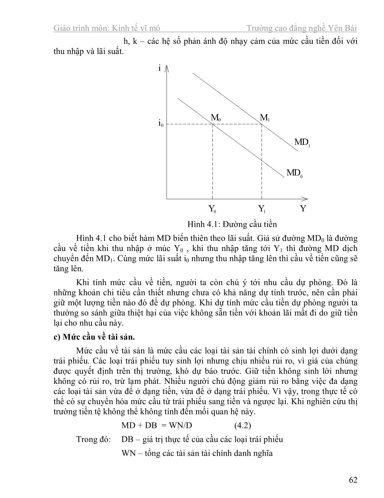 Giáo trình Kinh tế học vĩ mô (Phần 2) trang 4
