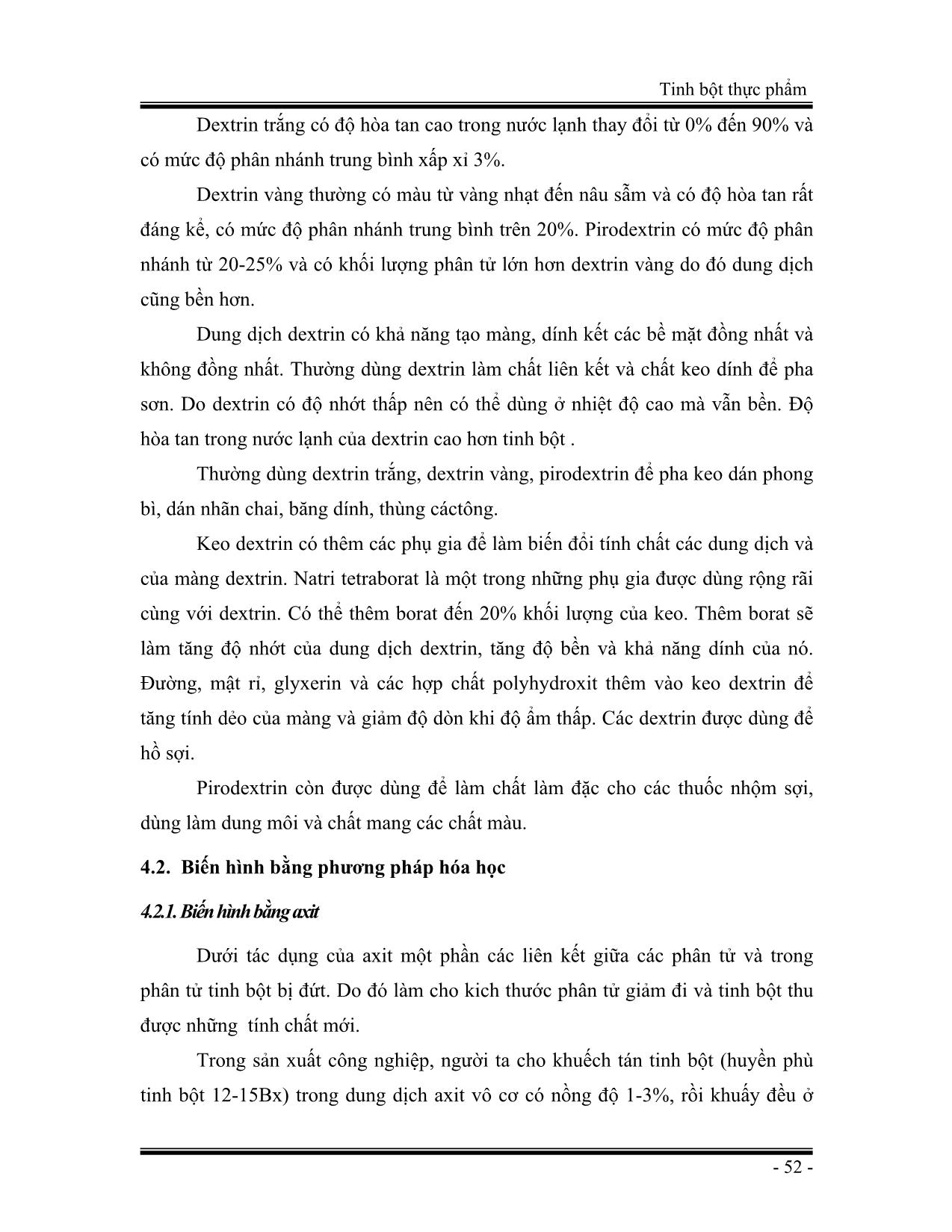 Giáo trình Tinh bột thực phẩm (Phần 2) trang 4