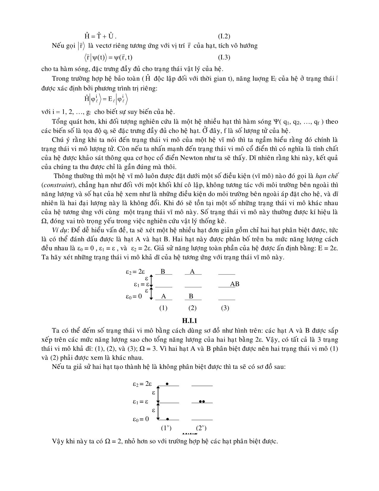 Giáo trình Vật lý thống kê và nhiệt động lực trang 4