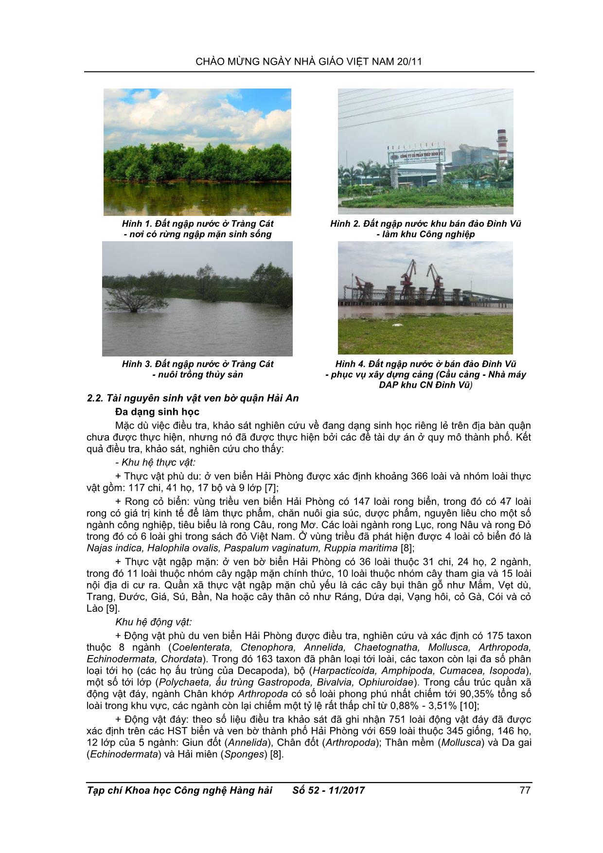 Hiện trạng tài nguyên thiên nhiên quận Hải An, thành phố Hải Phòng trang 3