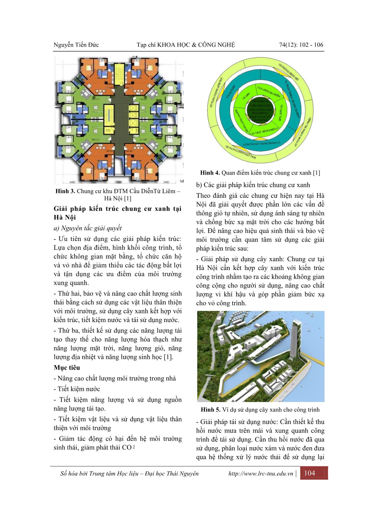 Hiện trạng và giải pháp kiến trúc chung cư xanh tại Hà Nội trang 3