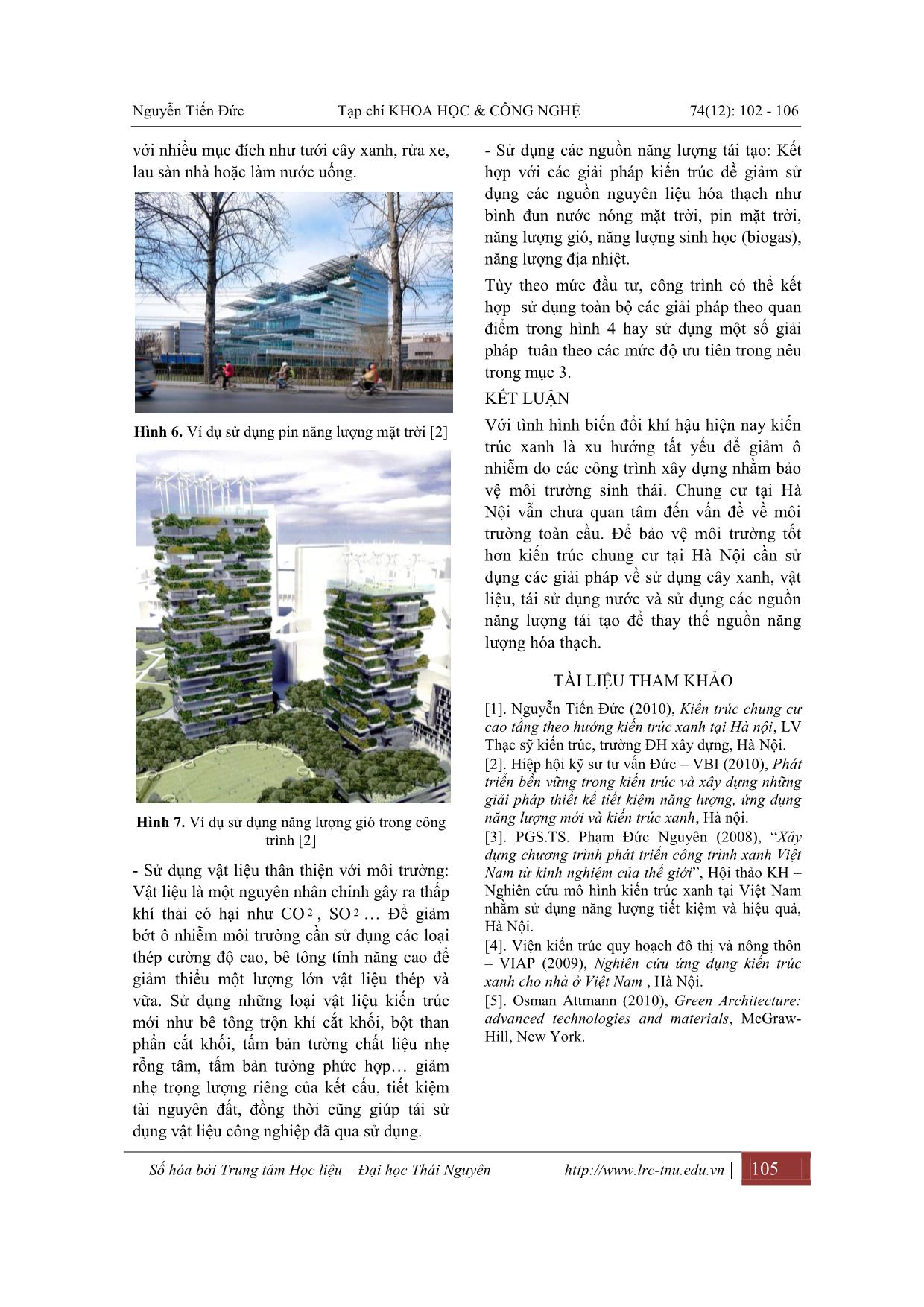 Hiện trạng và giải pháp kiến trúc chung cư xanh tại Hà Nội trang 4