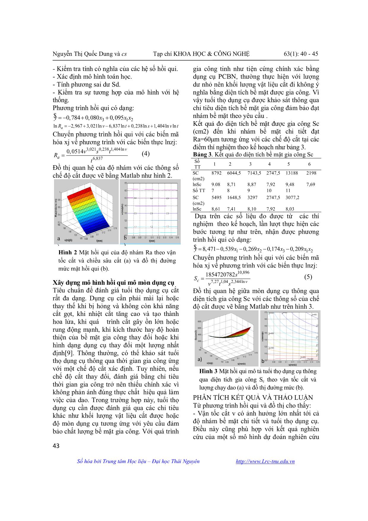Mô hình dự đoán nhám bề mặt và mòn dụng cụ trong tiện cứng chính xác bằng dụng cụ cắt PCBN trang 4
