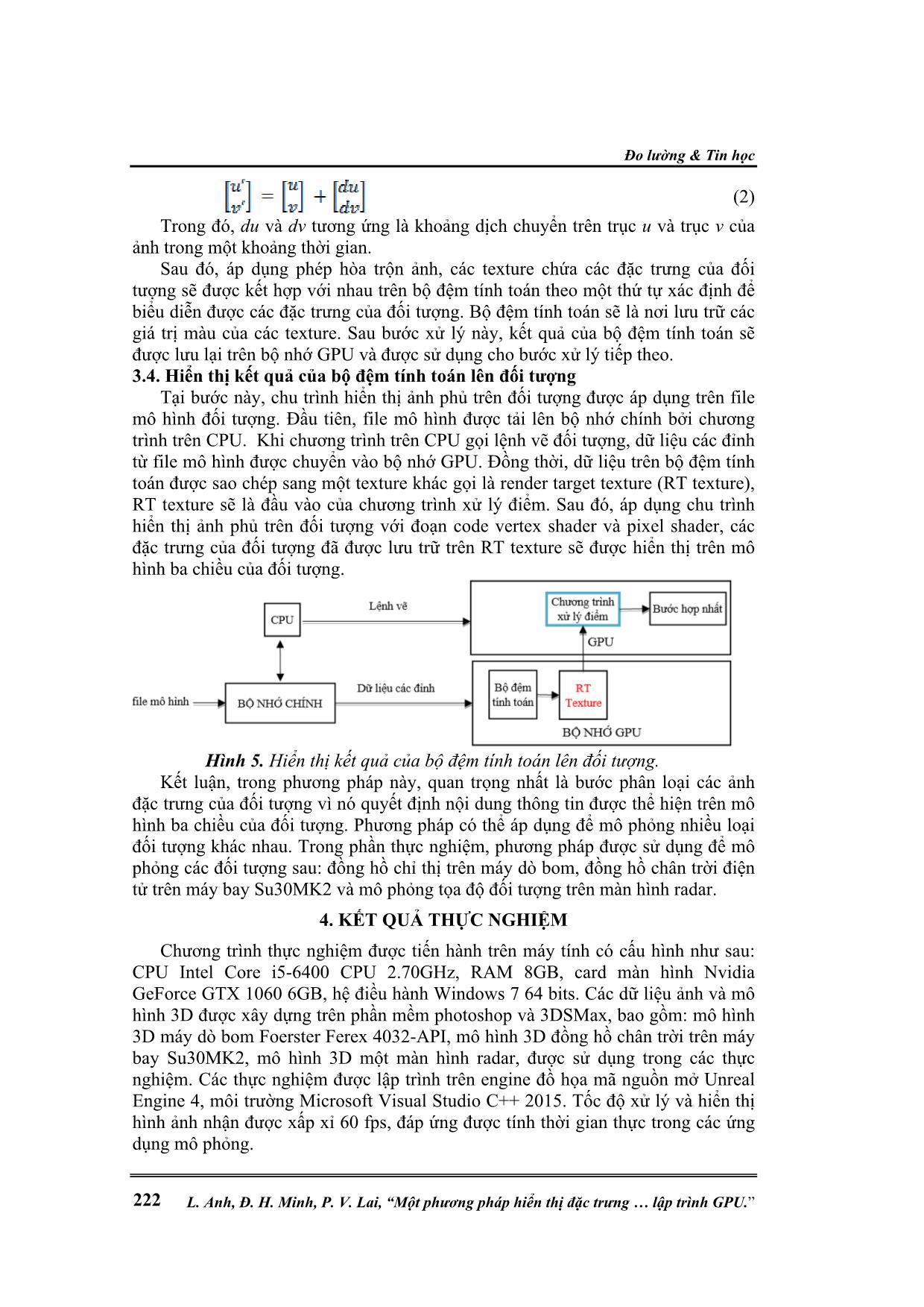 Một phương pháp hiển thị đặc trưng trên đối tượng ảo ba chiều dựa trên công nghệ lập trình GPU trang 5