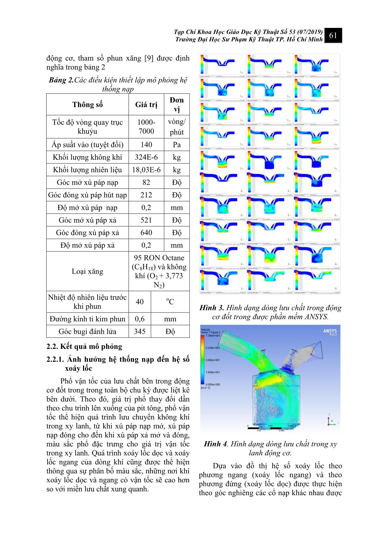 Nghiên cứu ảnh hưởng của sự xoáy lốc trên hệ thống nạp đến đặc tính động cơ xe máy trang 4