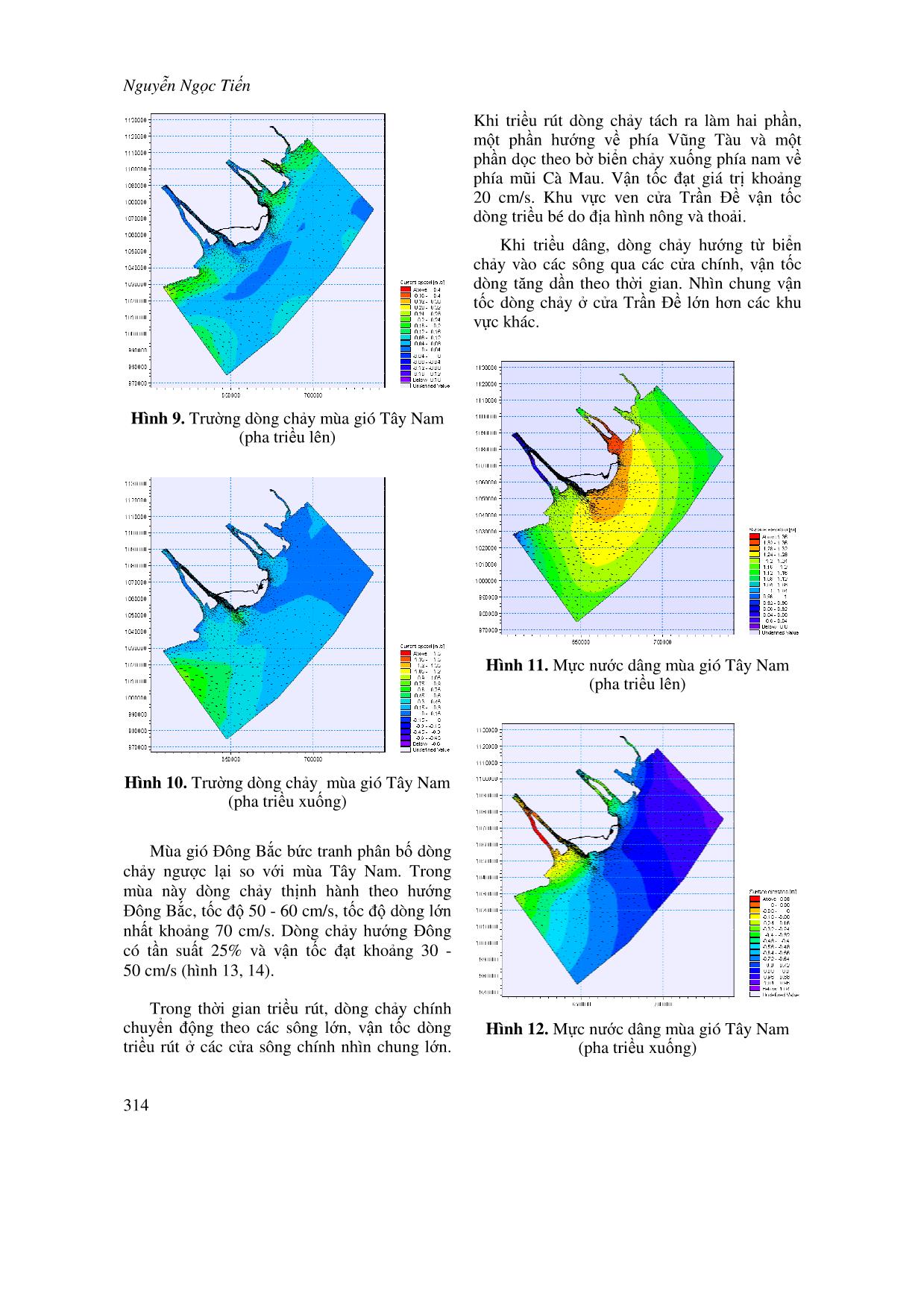 Nghiên cứu chế độ thủy động lực tại vùng biển ven bờ cửa sông Mê Kông trang 5
