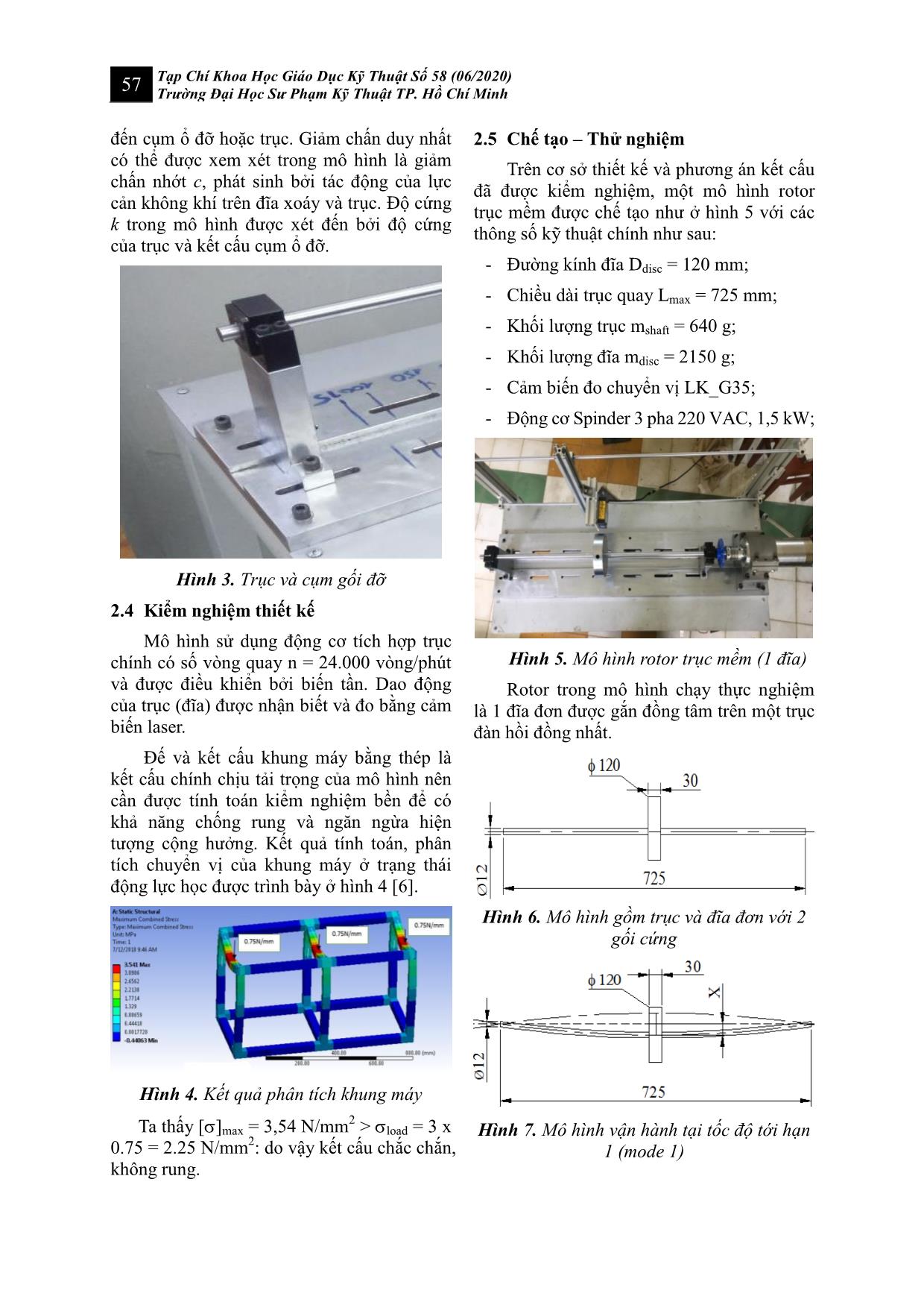 Nghiên cứu, chế tạo, thực nghiệm mô hình Rotor trục mềm trang 3