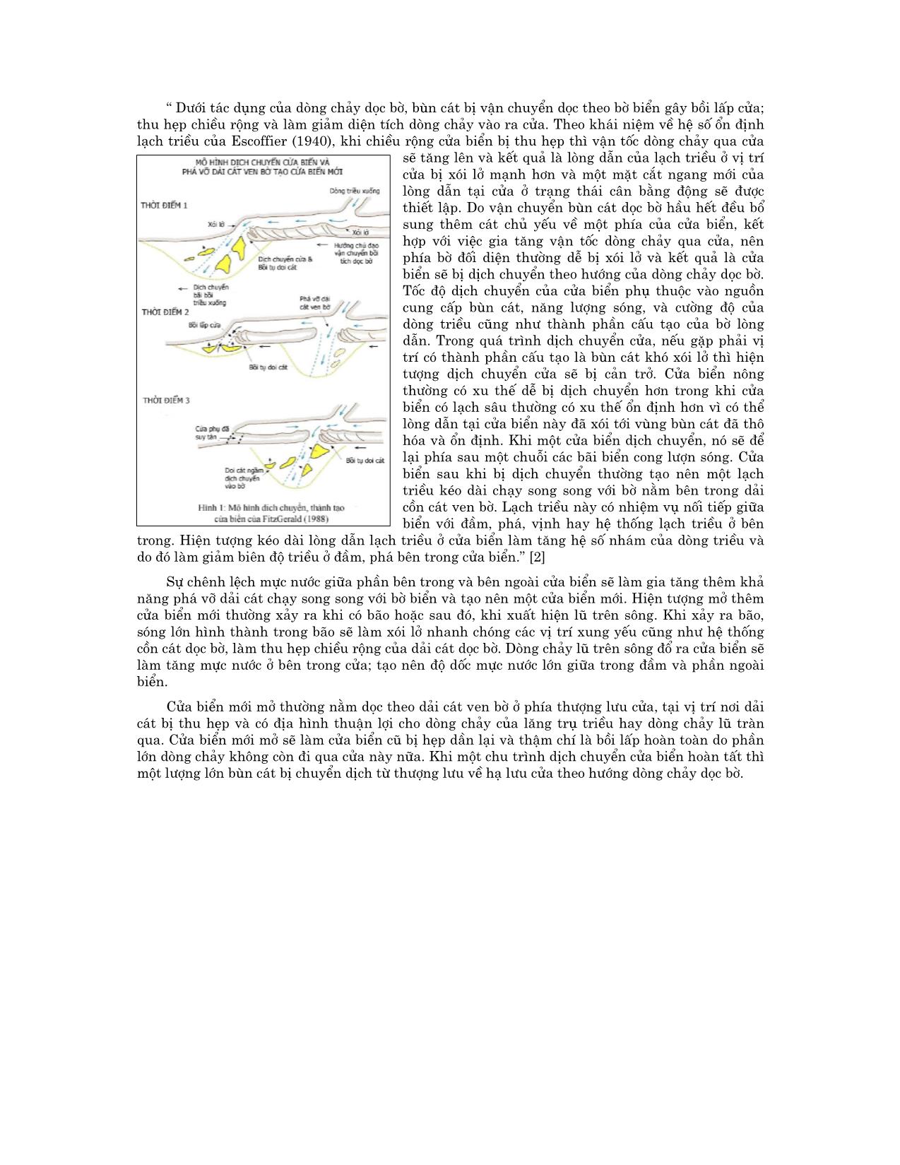 Nghiên cứu cơ chế gây bồi lấp cửa Tư Hiền Thừa Thiên Huế - Việt Nam trang 3