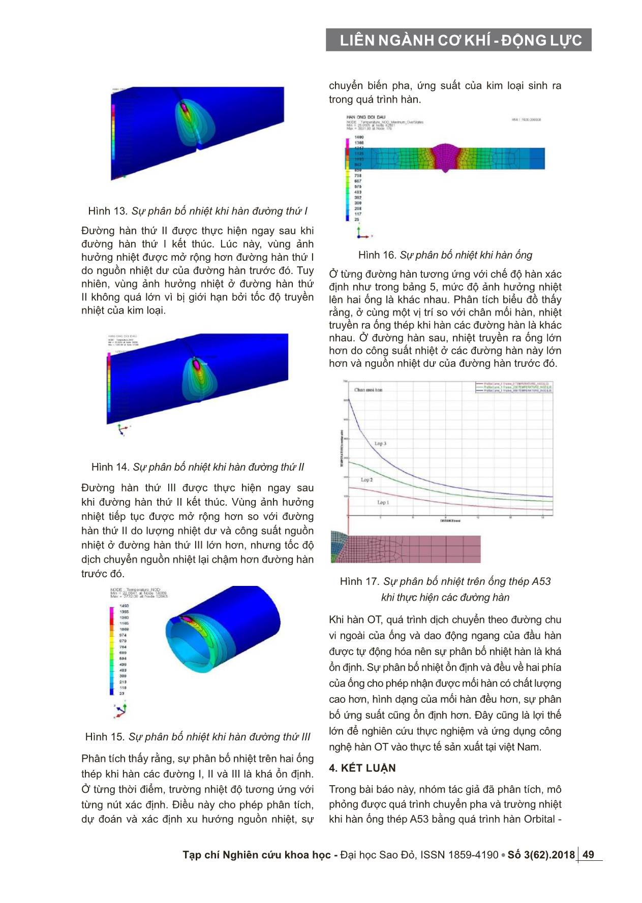 Nghiên cứu mô phỏng sự chuyển pha và trường nhiệt khi hàn ống thép A53 bằng quá trình Orbital – TIG trang 5