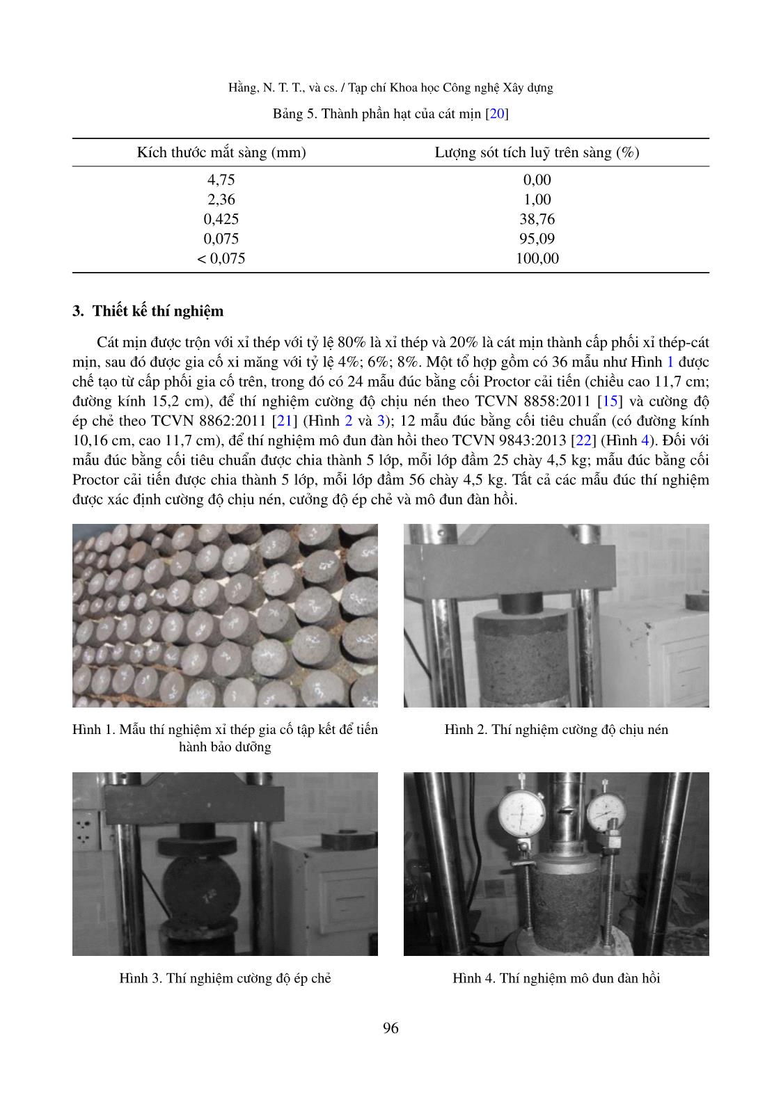 Nghiên cứu sử dụng xỉ thép - cát mịn gia cố xi măng làm lớp móng đường ô tô trang 4
