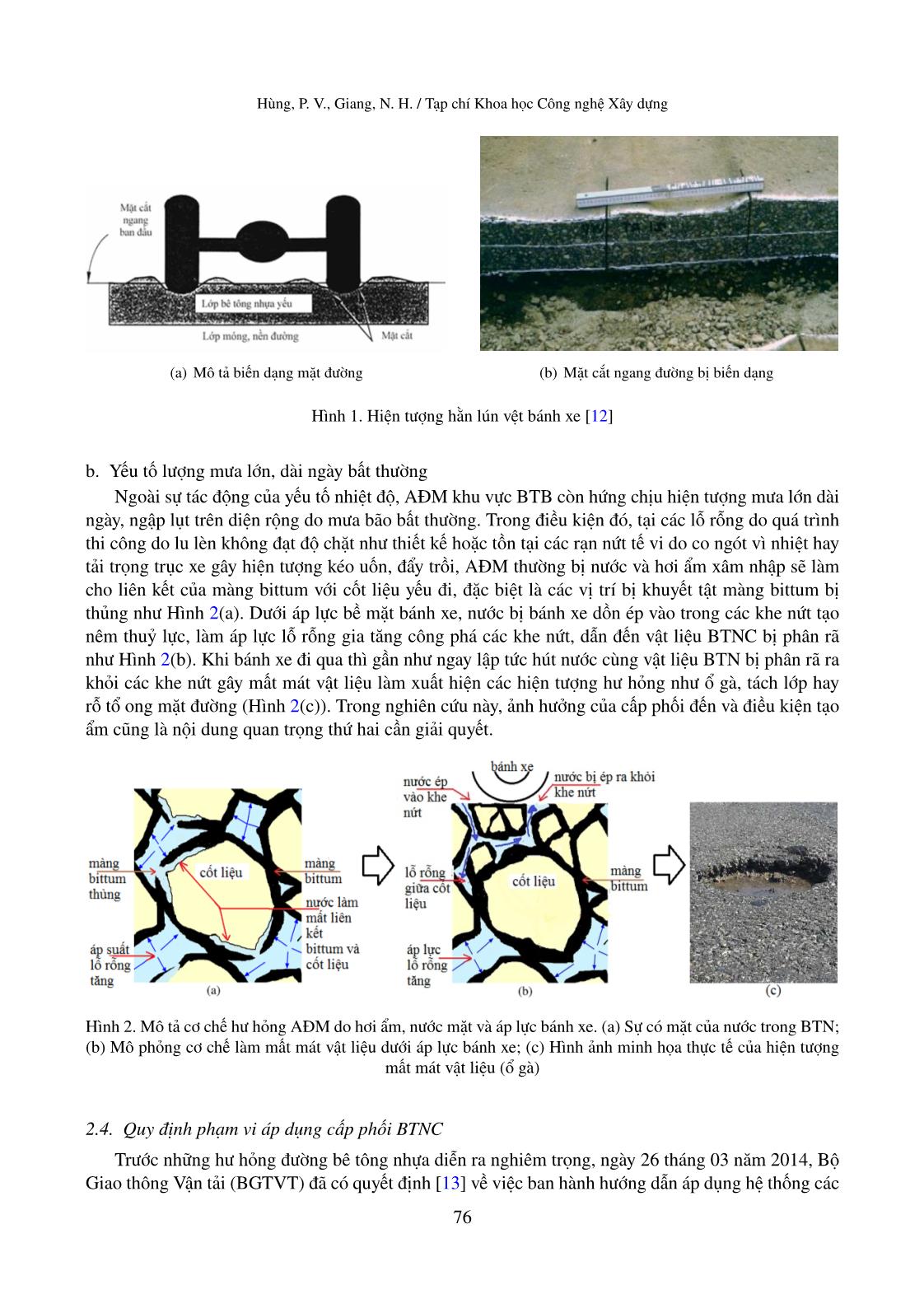 Nghiên cứu sự phù hợp của cấp phối vật liệu áo đường bê tông nhựa trong điều kiện thời tiết cực đoan khu vực Bắc Trung Bộ trang 4
