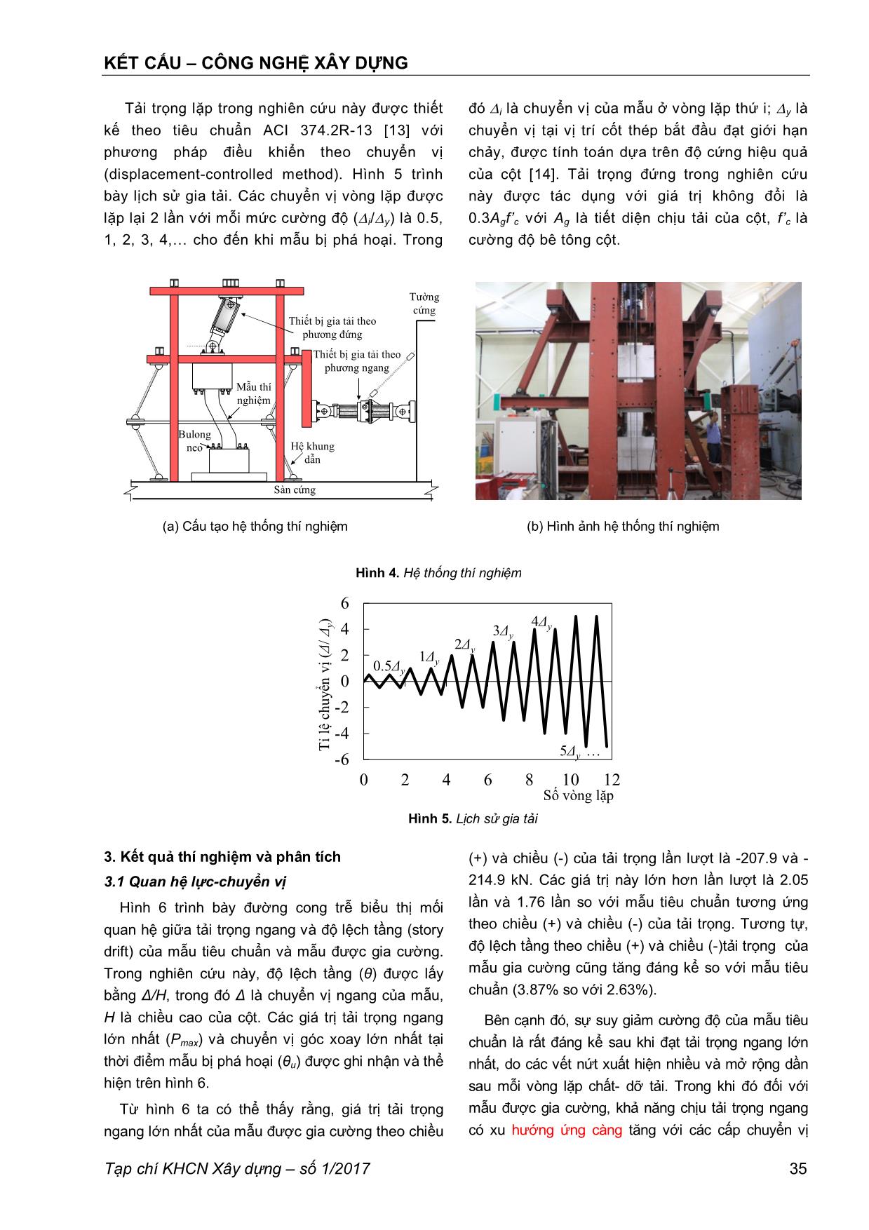 Nghiên cứu thực nghiệm gia cường kháng chấn cho cột bê tông cốt thép sử dụng cốt sợi thép vô định hình trang 4