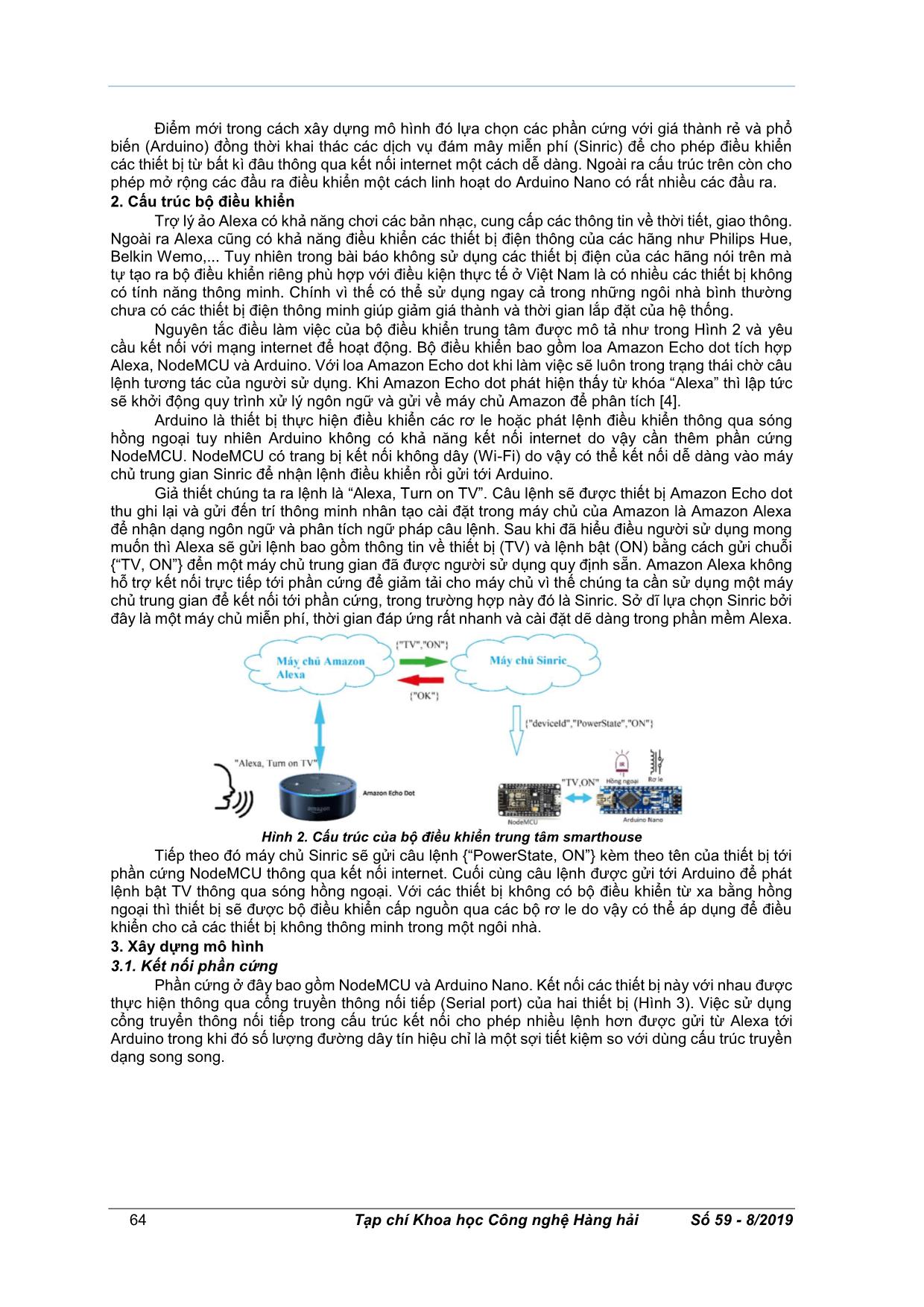Nghiên cứu ứng dụng trí thống minh nhân tạo và Arduino điều khiển các thiết bị điện trong ngôi nhà thông minh trang 2