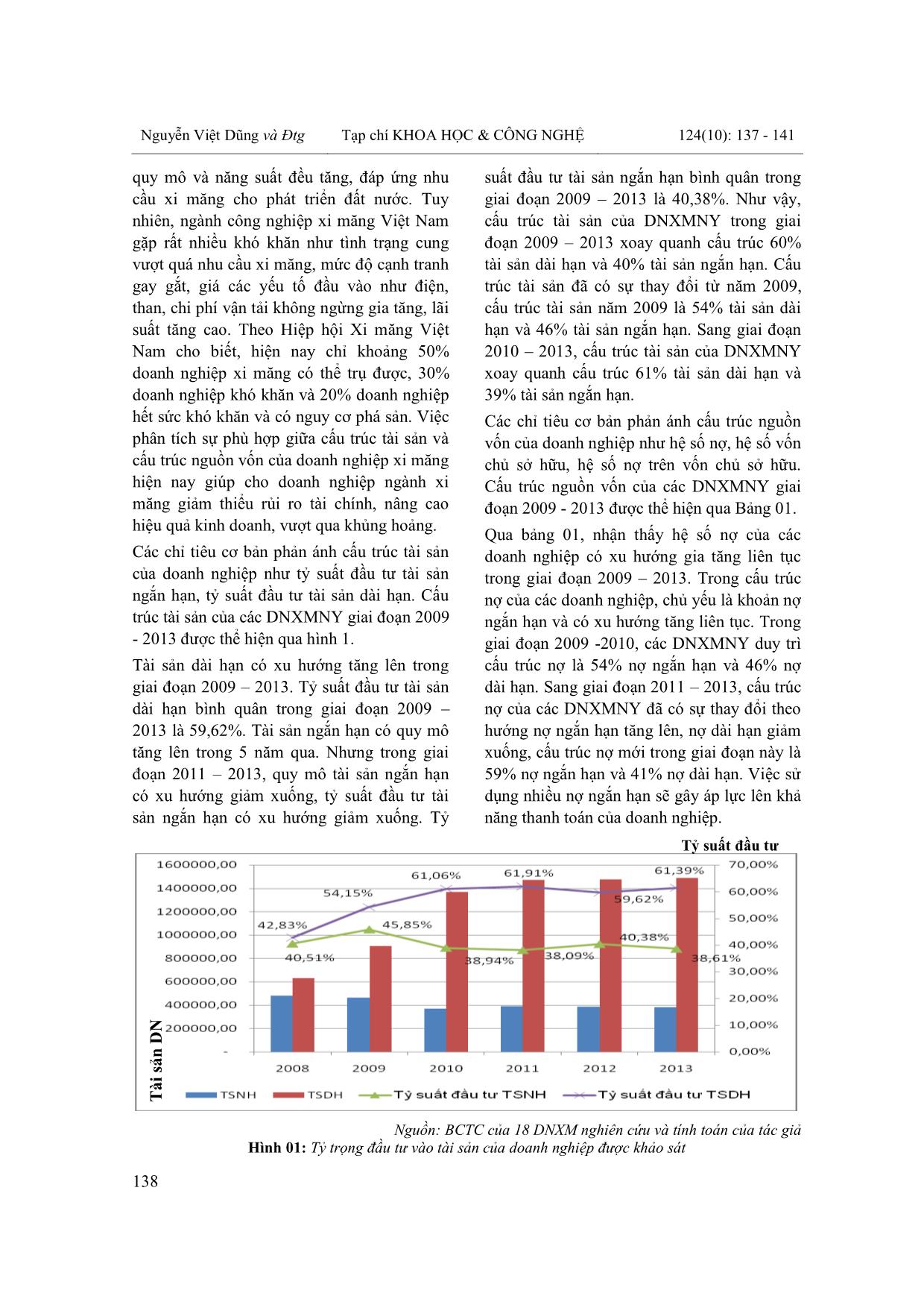 Phân tích sự cân bằng tài chính tại doanh nghiệp ngành xi măng niêm yết tại Việt Nam trang 2