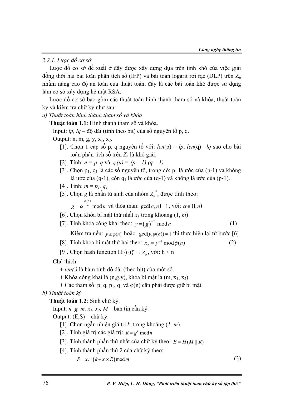 Phát triển thuật toán chữ ký số tập thể trang 3