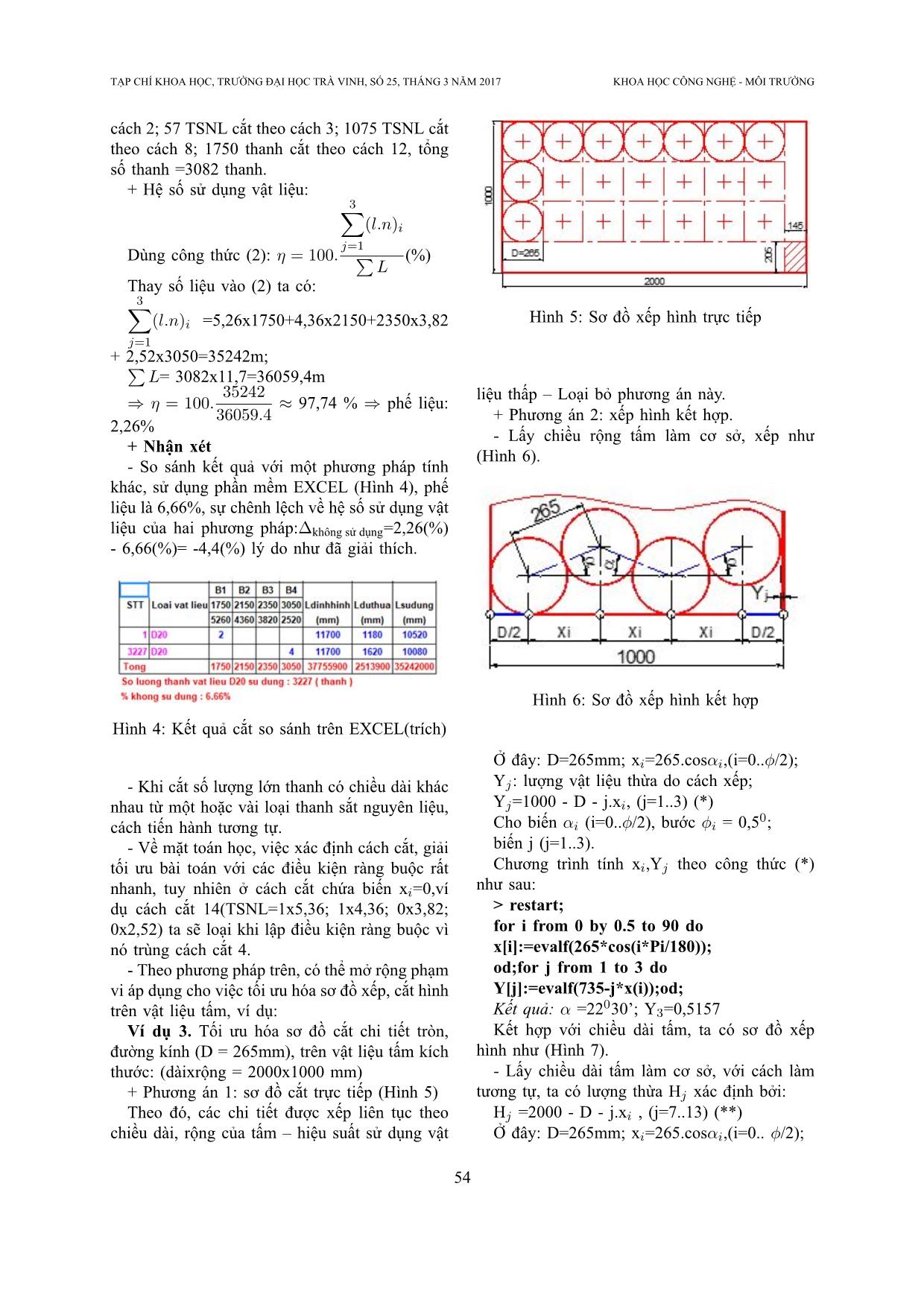 Phương pháp tối ưu cắt vật liệu dạng thanh bằng ứng dụng phần mềm Mathematica trang 5